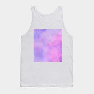 Purple and Pink Watercolor Tank Top